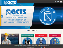 Tablet Screenshot of gcts.com